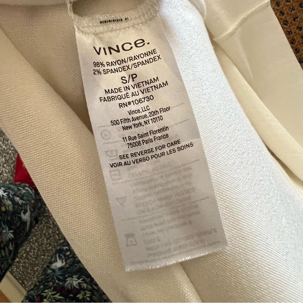 Vince White Midi Dress Size Small - Picture 5 of 5